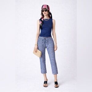 DIANE VON FURSTENBERG - Luxurious Patterned Silk Pants